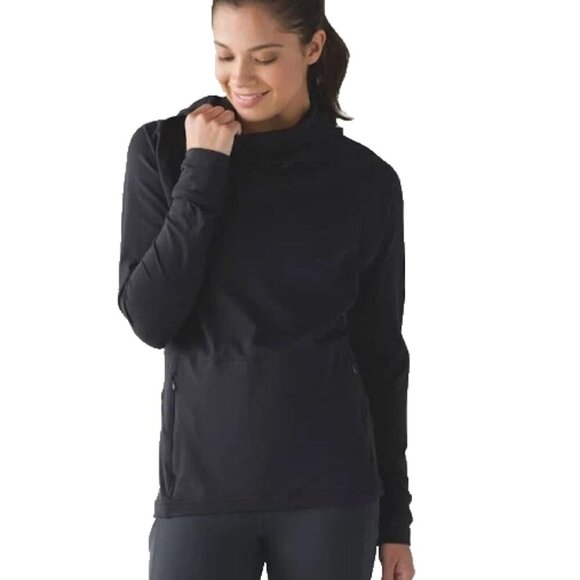 Lululemon Ready to Rulu Pullover Hoodie Women Size 4 Black - Picture 1 of 15
